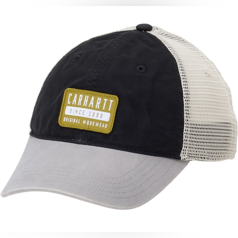 Carhartt Black and Gray Cap with Mesh